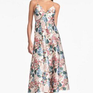 Sachin & Babi Allesandra Antico Botonico Floral Midi Dress